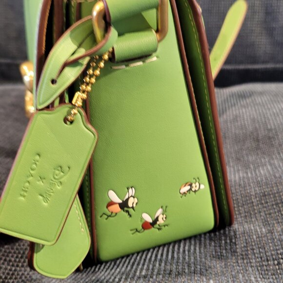 Disney X Coach Studio Shoulder Bag with Mickey Mouse & Watering Can - Picture 12 of 16